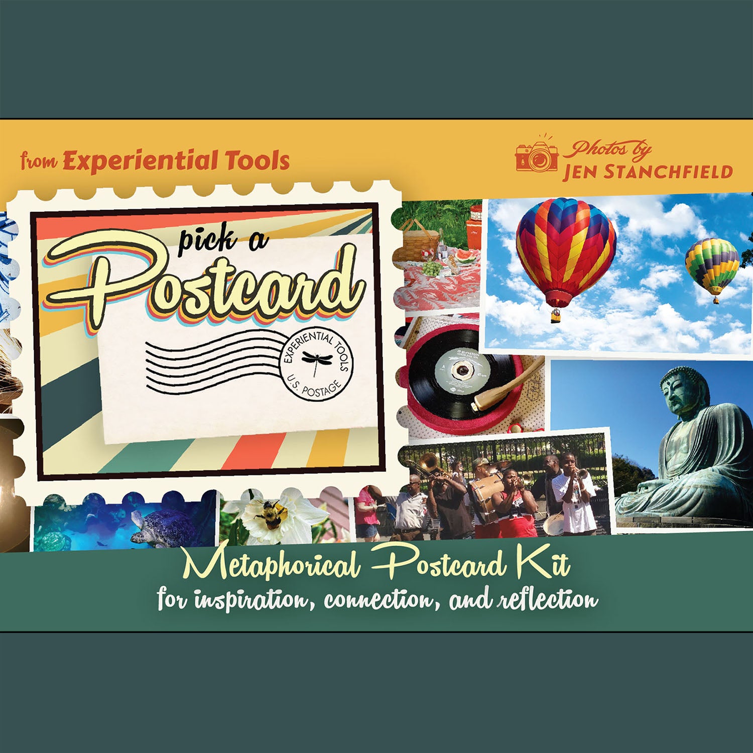 Newly Redesigned! Pick-a-Postcard Metaphorical Postcard Kit | Photos by Jen Stanchfield
