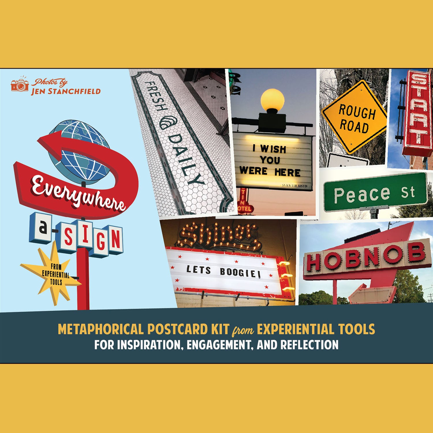 New! Everywhere a Sign Metaphorical Postcard Kit • Photos by Jen Stanchfield